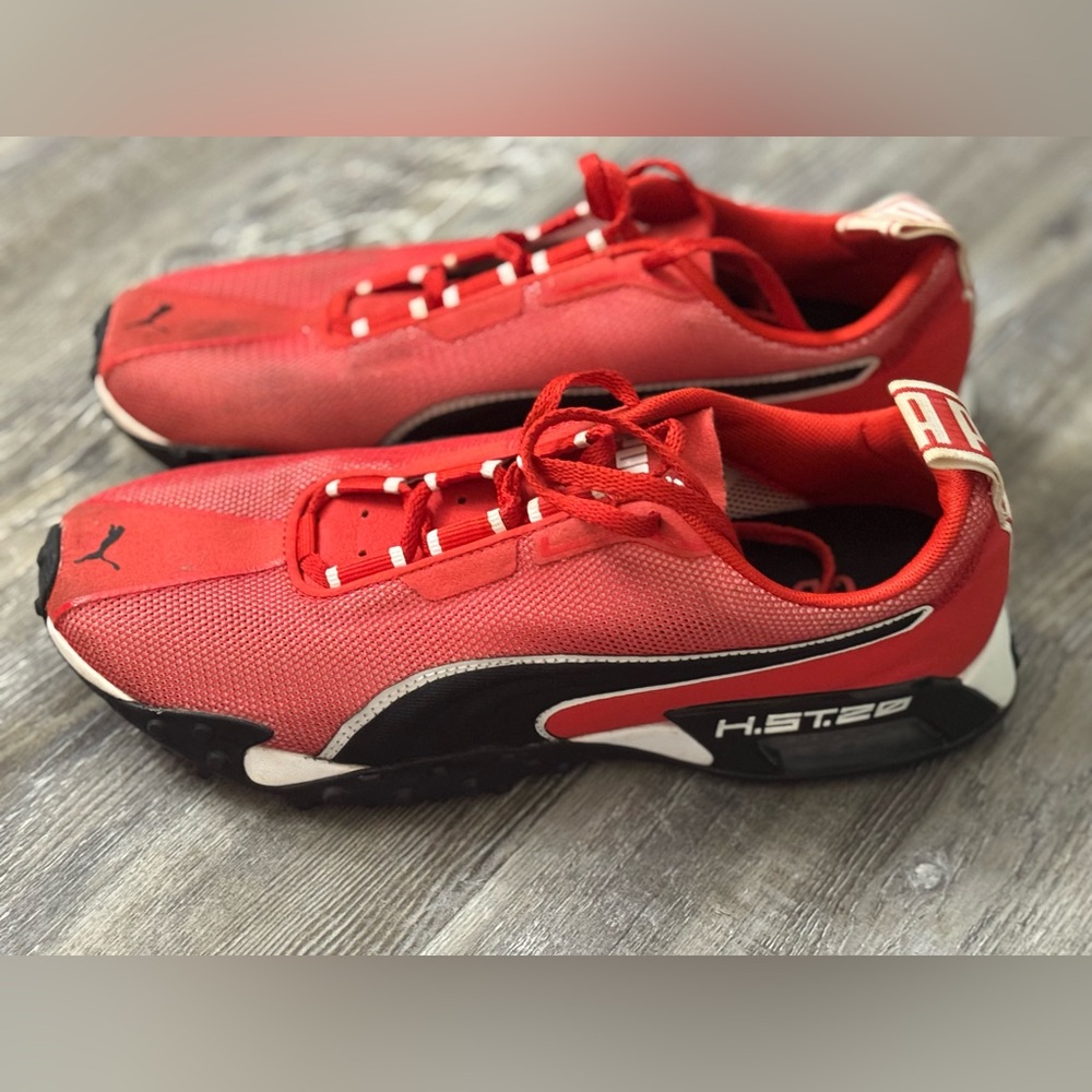 Puma Red Athletic Shoes